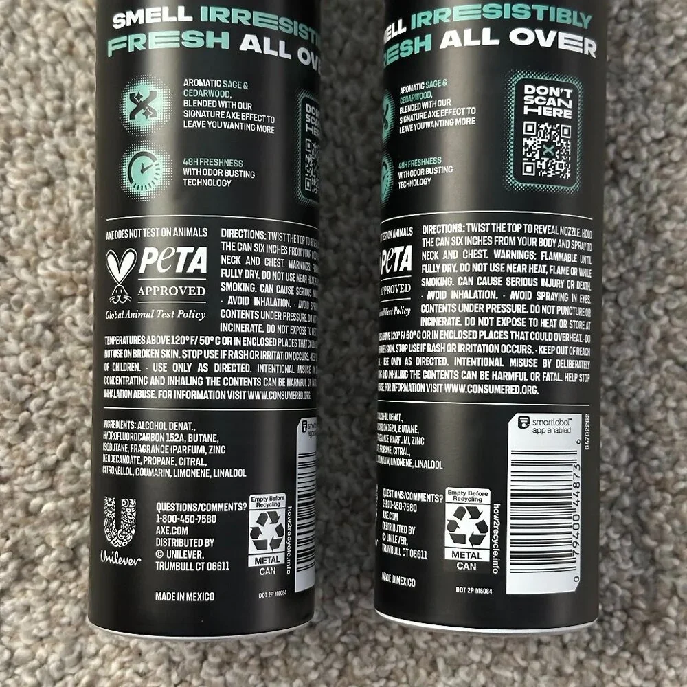 NEW axe apollo deodorant body spray bundle ⚡️ 5.1oz